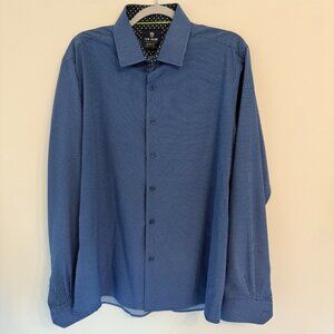 Tom Baine Performance Collection Slim Fit Dress Shirt XXL 👔✨